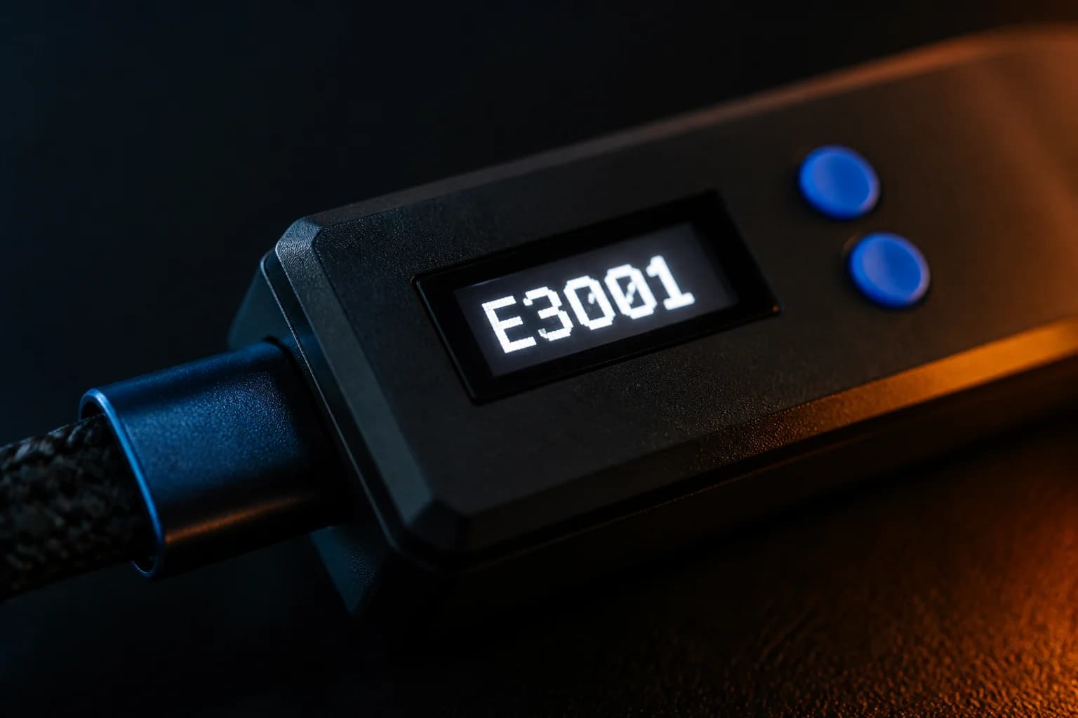 Cronus Zen OLED showing error E3001
